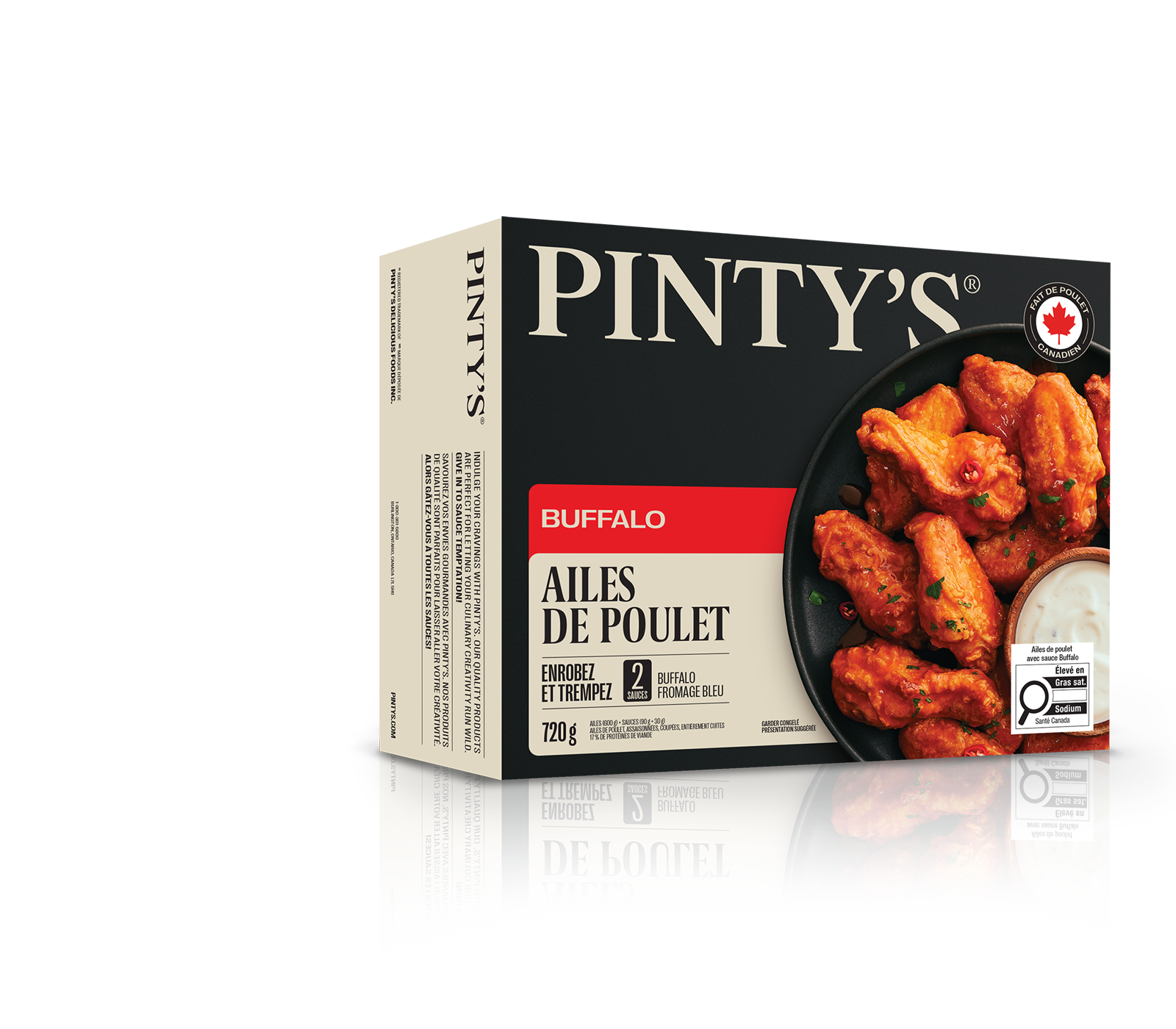 Ailes de poulet buffalo Pinty's