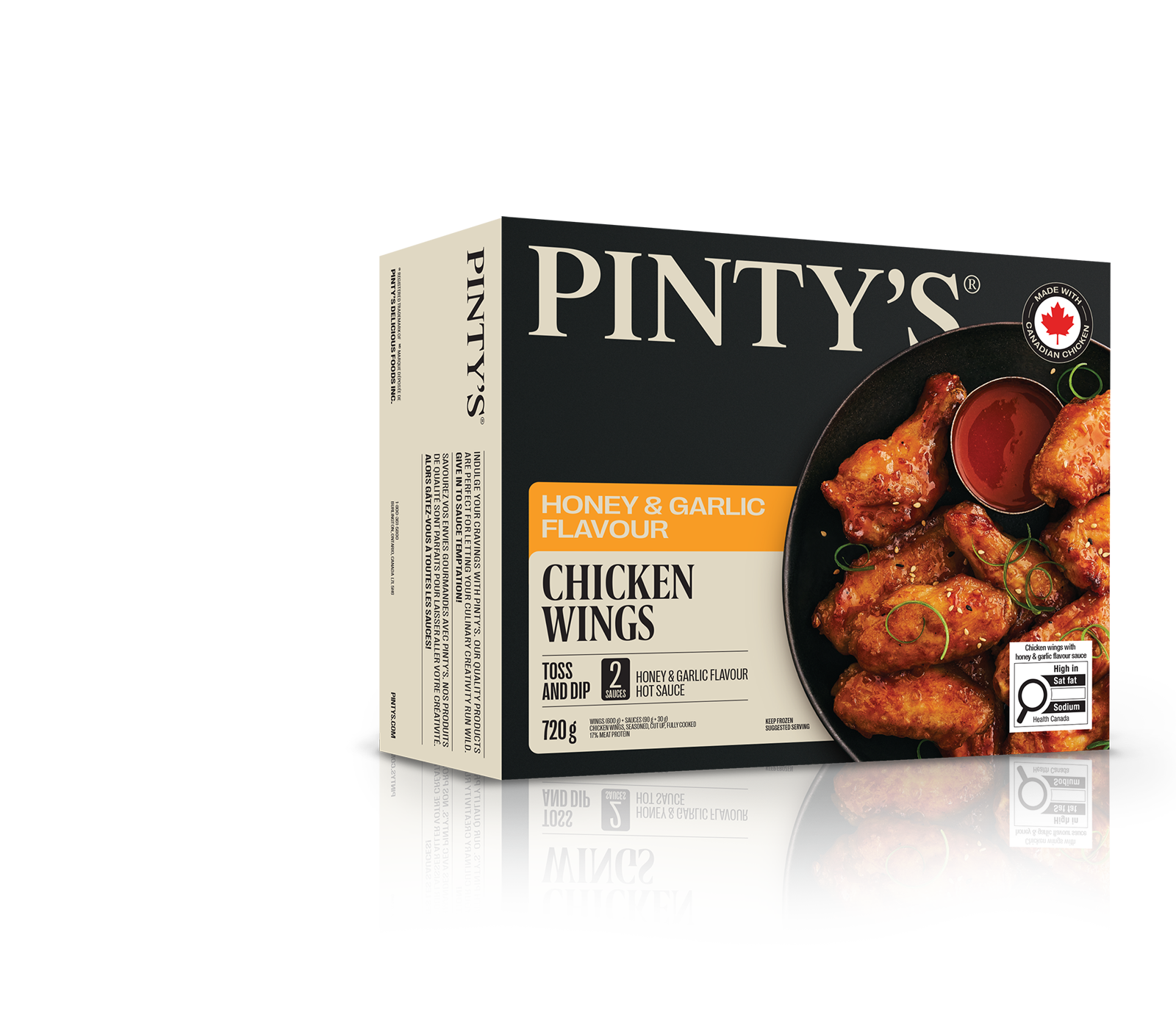 Pintys honey and garlic chicken wings