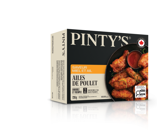 Ailes de poulet miel et ail Pinty's