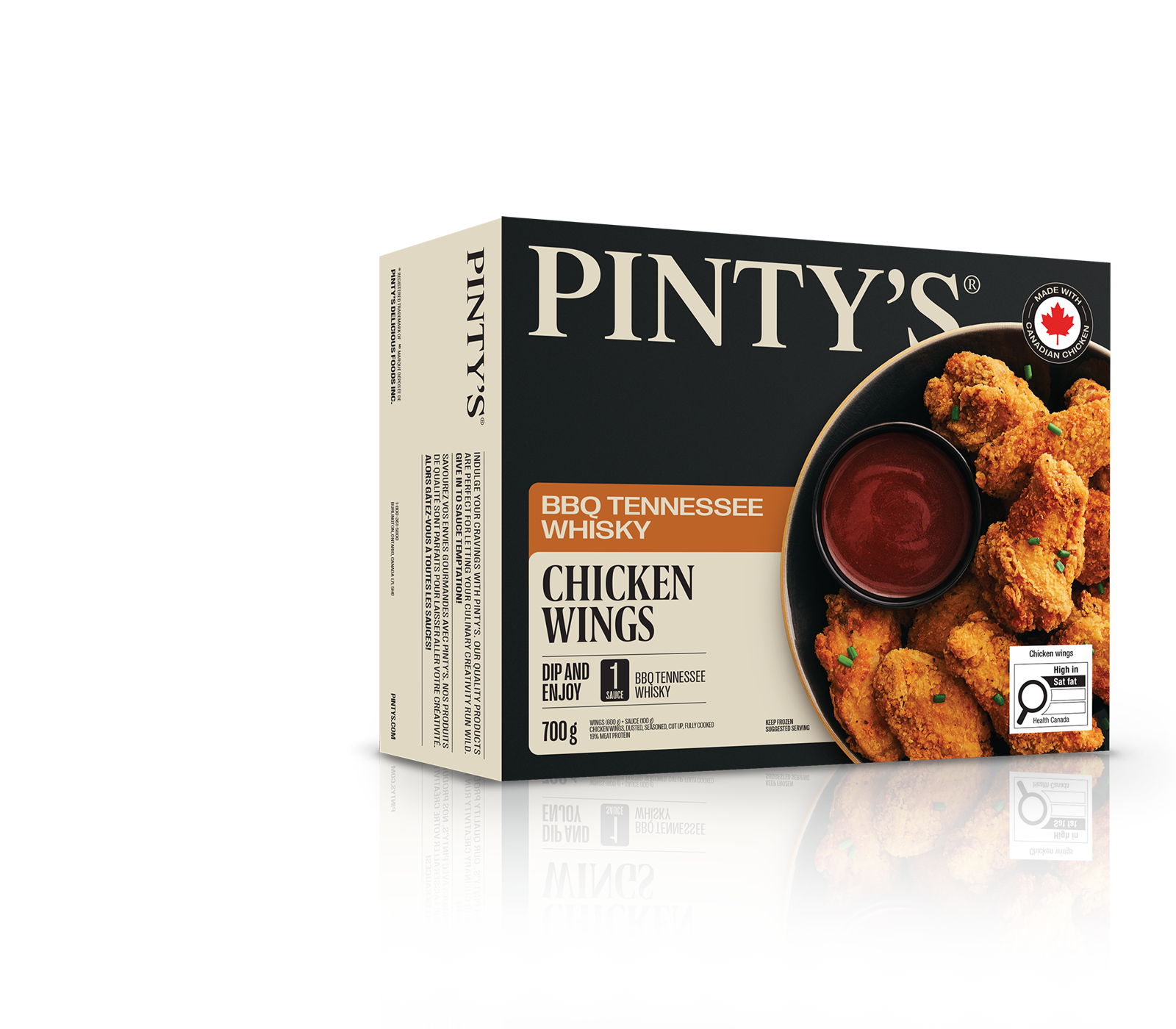 Pinty's Whisky Tennessee BBQ chicken wings