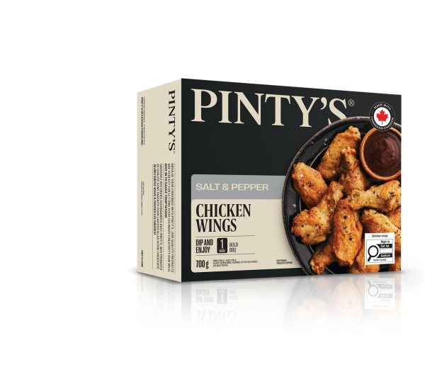 Pinty's salt and cracked pepper chicken wings