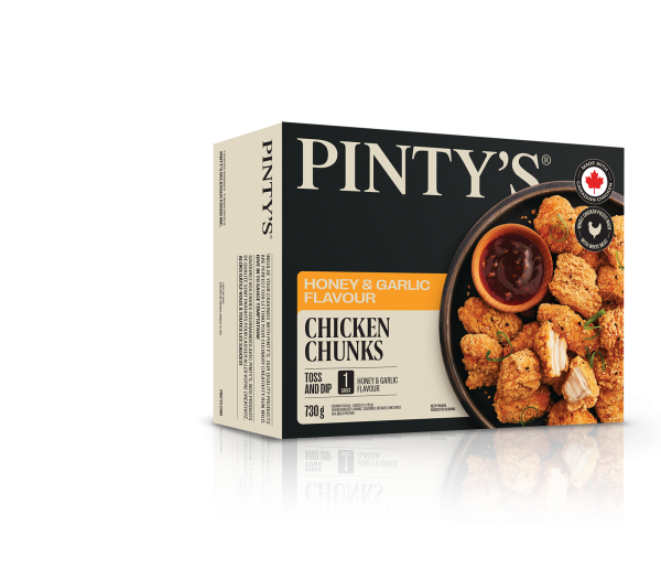 Pintys honey and garlic chicken chunks