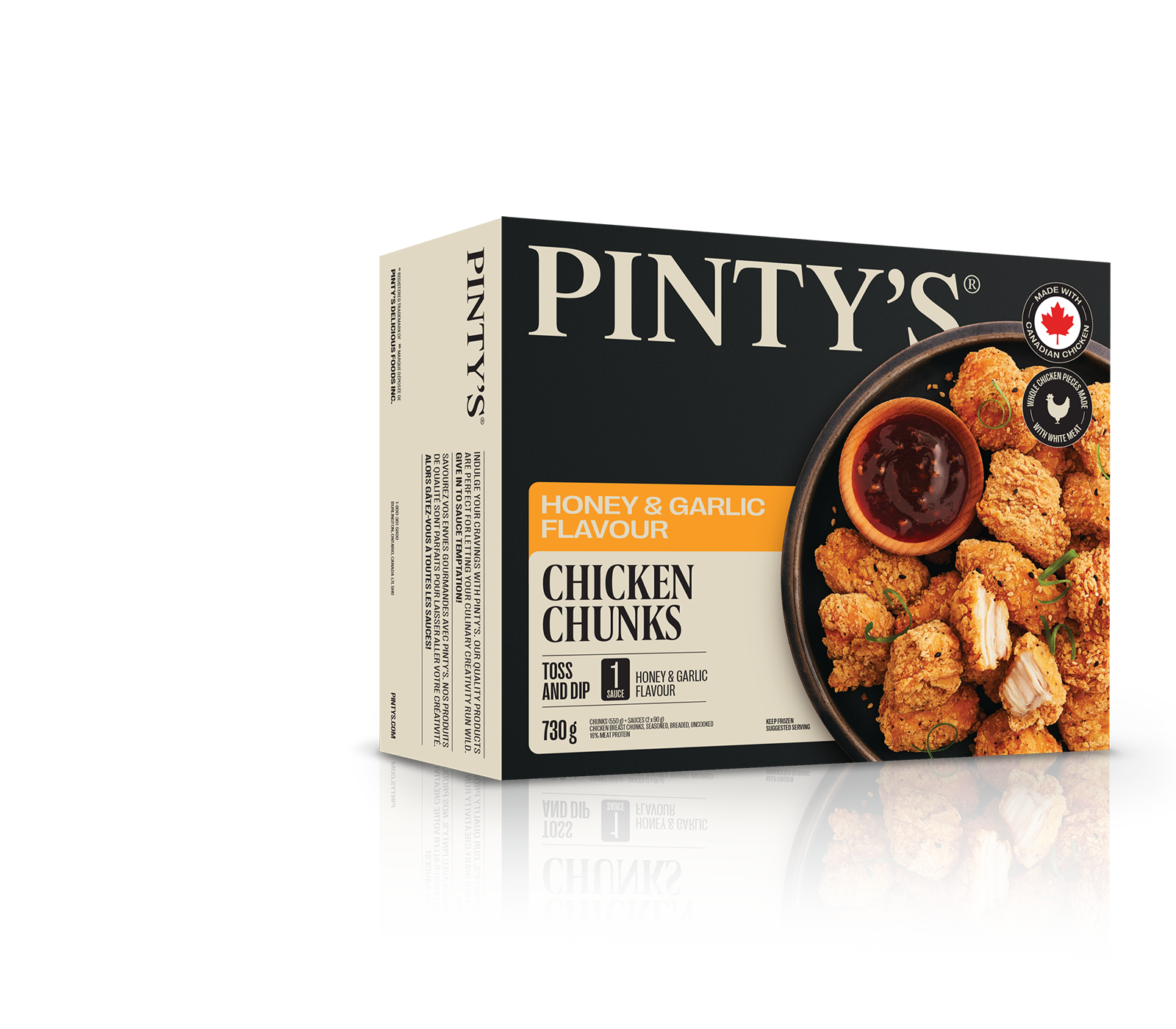 Pintys honey and garlic chicken chunks