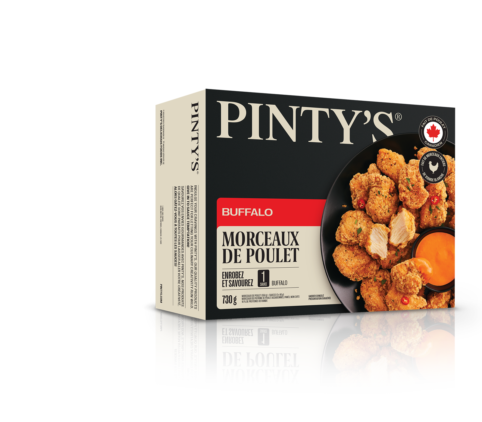 Morceaux de poulet buffalo Pinty's