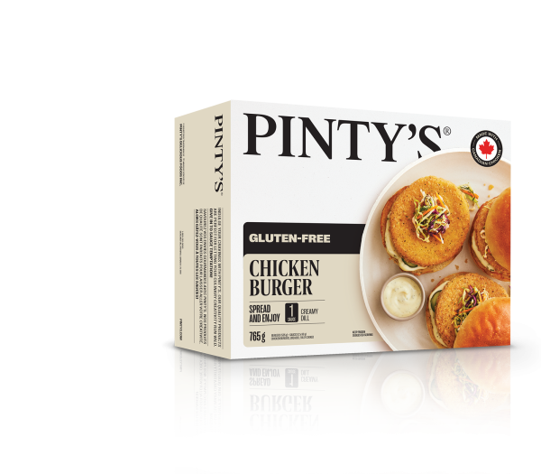 Pinty's gluten-free burger