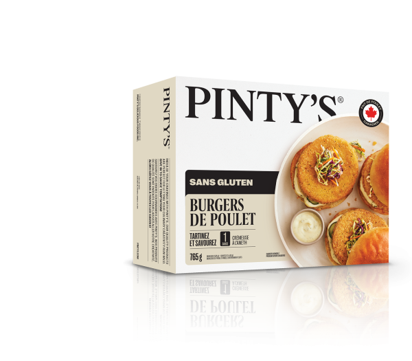 Burger au poulet sans gluten Pinty's