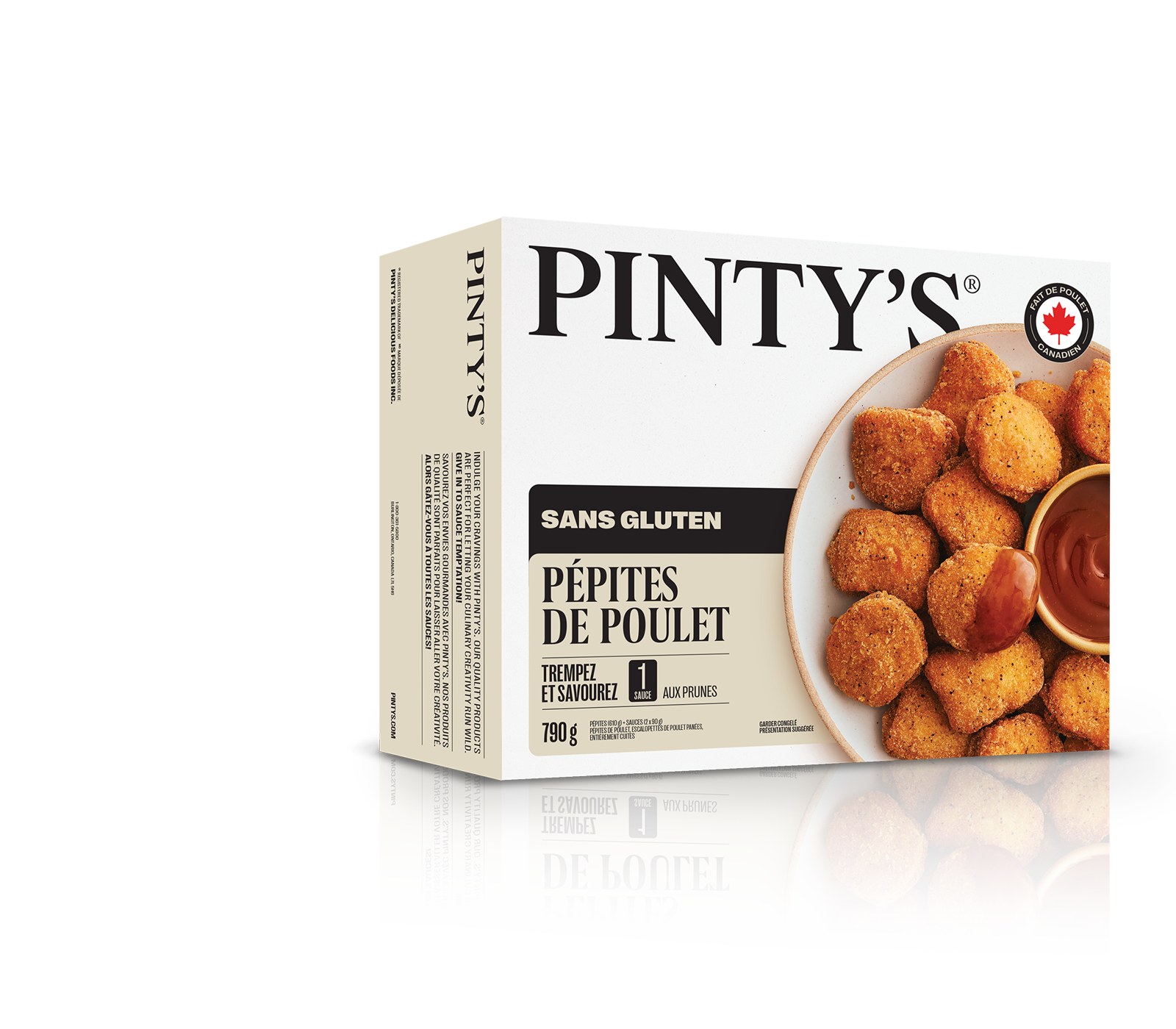 Pépites de poulet sans gluten de Pinty's