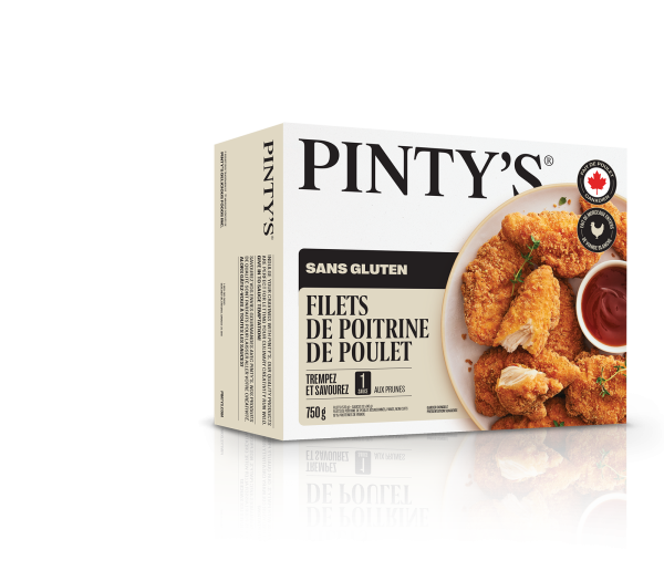 Filets de poitrines de poulet sans gluten de Pinty's