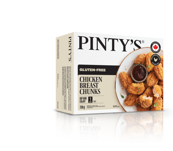 Pinty's gluten-free chicken chunks