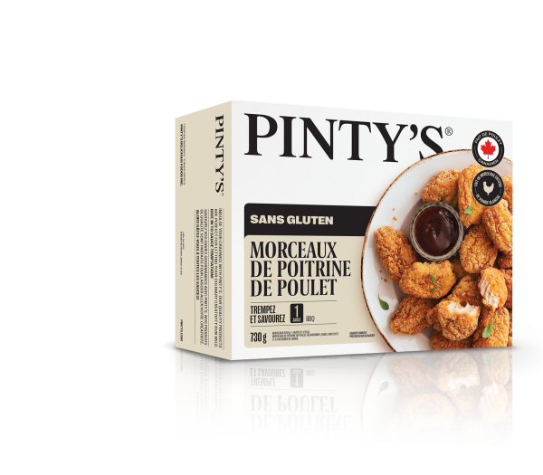 Morceaux de poulet sans gluten Pinty's