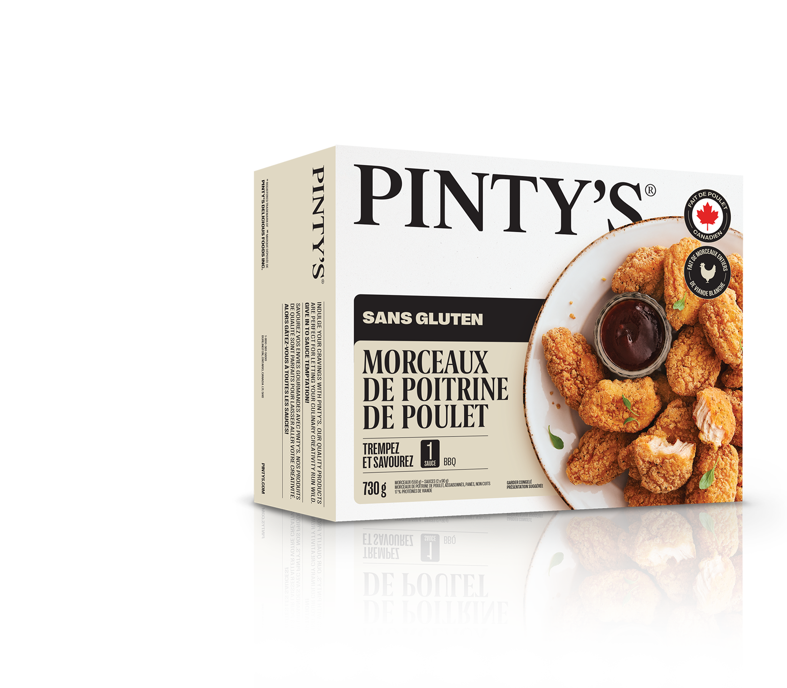Morceaux de poulet sans gluten Pinty's