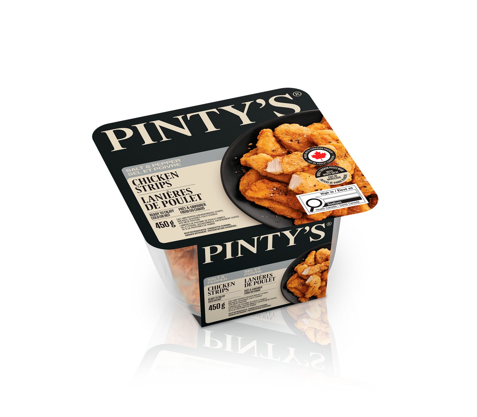 Lanières de poulet sel et poivre Pinty's