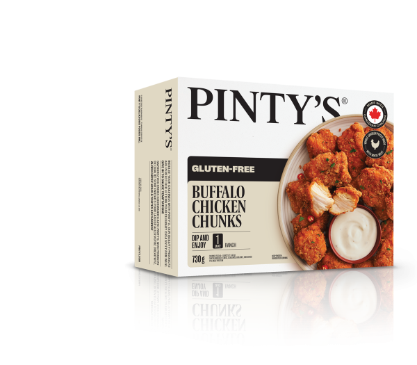 Pinty's gluten-free buffalo chicken chunks